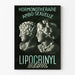 Poster vintage terapia ormonale ambo-sessuale Lipocrinyl Derol