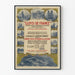 Poster vintage Lloyd de France assicurazione contro tutti i rischi di guerra