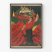 Poster retrò operaio e Cremlino - Decorazione murale sovietica