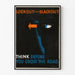 Poster vintage sicurezza stradale Blackout