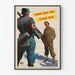 Poster di Propaganda Militare della Seconda Guerra Mondiale - Parlare troppo può causare questo