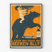Poster vintage Orsetto e Bambino - Beeren-Blut Bevanda Naturale