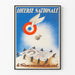 Poster vintage Lotteria Nazionale La Fortuna ti cade dal cielo