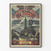 Poster vintage Le nuove conquiste della scienza di Louis Figuier