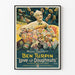 Poster vintage umorismo e pasticceria Love and Doughnuts