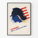 Poster vintage di propaganda americana 'Luchamos por la libertad de todos'