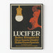 Poster vintage Lucifer Luminaire sospensione economica
