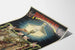 Poster vintage Lustre Excelsior per illuminazione a gas
