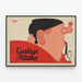 Poster vintage Lustige Blätter di Julius Klinger — quadro incorniciato alla parete