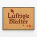 Poster vintage Lustige Blätter con illustrazione di insetto — quadro incorniciato alla parete