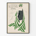 Poster vintage Lustige Blätter Bade Numero 30