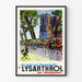 Poster vintage I moli ai Bouquinistes e Lysarthrol