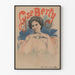 Poster vintage Ritratto femminile di Lyse Berty in stile déco