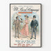 Poster pubblicitario vintage M. Born & Company costumi eleganti