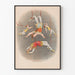 Poster vintage di artisti trapezisti uomini e donne