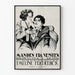 Poster vintage cinema Manden fra Vesten con Pauline Frederick