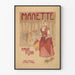 Poster vintage Manette di André Fijan
