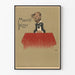 Poster vintage di Marcell Salzer Teatro di Berlino