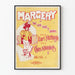 Poster vintage Margery o Lo stile Art Nouveau della ragazza che adoro