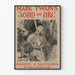 Poster vintage di Mark Twain's Joan of Arc - Illustrazione medievale