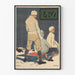 Poster vintage Marca PKZ Sport invernale in montagna