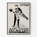Poster vintage Mary Malone fra Red Lion in bianco e nero