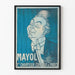 Poster vintage Mayol, primo cantante comico di Parigi