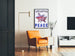 Poster Murale McCarthy Pace con Colomba a Righe