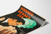 Poster vintage uomo e donna in ritratto grafico