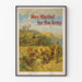Poster vintage reclutamento dell'esercito americano