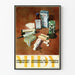 Poster pubblicitario vintage di prodotti farmaceutici Midy