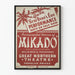 Poster vintage teatro Mikado Spettacolo di Capodanno