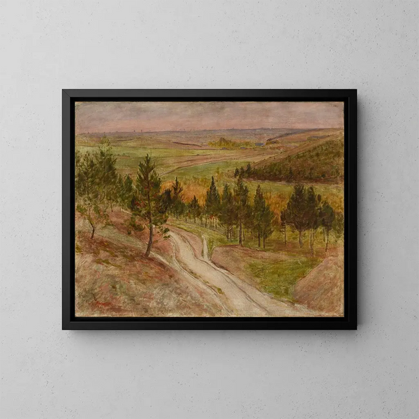 Paesaggio delle Ardenne - Émile Barau — quadro incorniciato alla parete