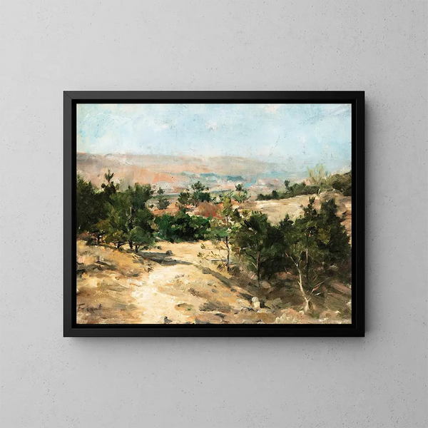 Pins sur le plateau de Malzville - Émile Friant — quadro incorniciato alla parete