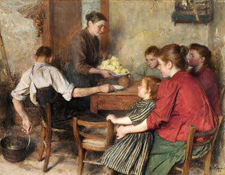 Il Pasto Semplice - Émile Friant — vista dell’opera
