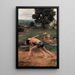 Lutte - Émile Friant — quadro incorniciato alla parete