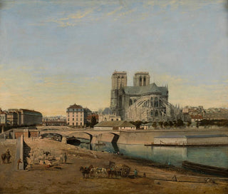 mile Harrouart - Le chevet de NotreDame vu du quai de la Tournelle.webp