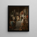 Caligula che si dedica al culto del popolo - Émile Lévy — quadro incorniciato alla parete