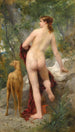 Diane dans la forêt - Émile Lévy — vista dell’opera