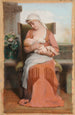 La Jeune mère - Émile Lévy — quadro incorniciato alla parete