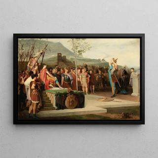 mile Lvy - Vercingetorix Throws Down His Arms At The Feet Of Julius Caesar.webp