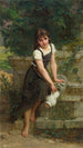 À la Fontaine - Émile Munier — vista dell’opera