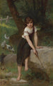 La Gardienne d'oies - Émile Munier — vista dell’opera