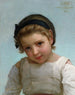 Ritratto di una giovane ragazza - Émile Munier — vista dell’opera