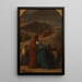 Gesù che porta la croce La Vergine sul cammino del Calvario - Émile Signol — quadro incorniciato alla parete