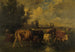 Bétail dans un champ - Émile van Marcke — vista dell’opera