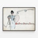 Poster vintage Miss Frances Benjamin Johnston a Washington DC 1896 — quadro incorniciato alla parete