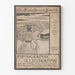 Poster vintage Miss Frances Benjamin Johnston – Illustrazione fotografica e scrittura