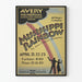 Poster vintage teatro Mississippi Rainbow