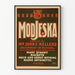 Poster vintage Modjeska teatro classico